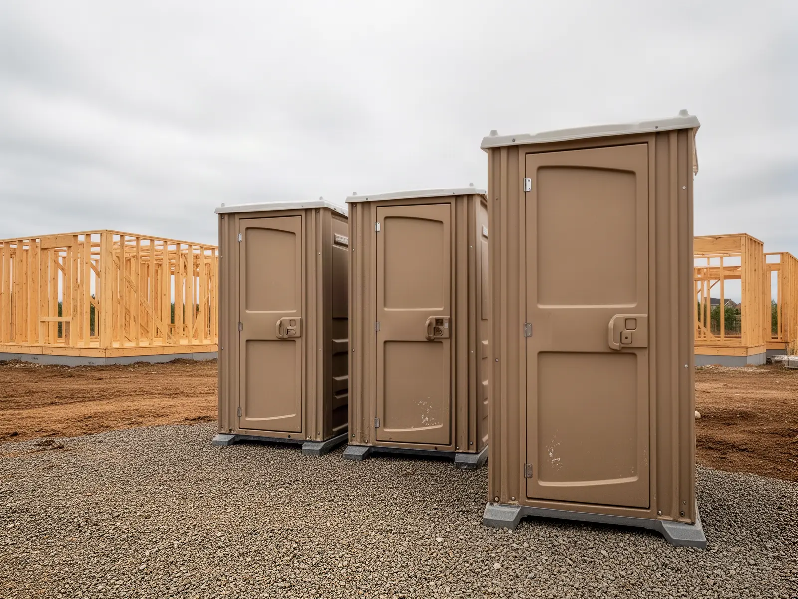 Clean porta potty unit from Two Bridges Porta Potty Rental in Dallas, TX